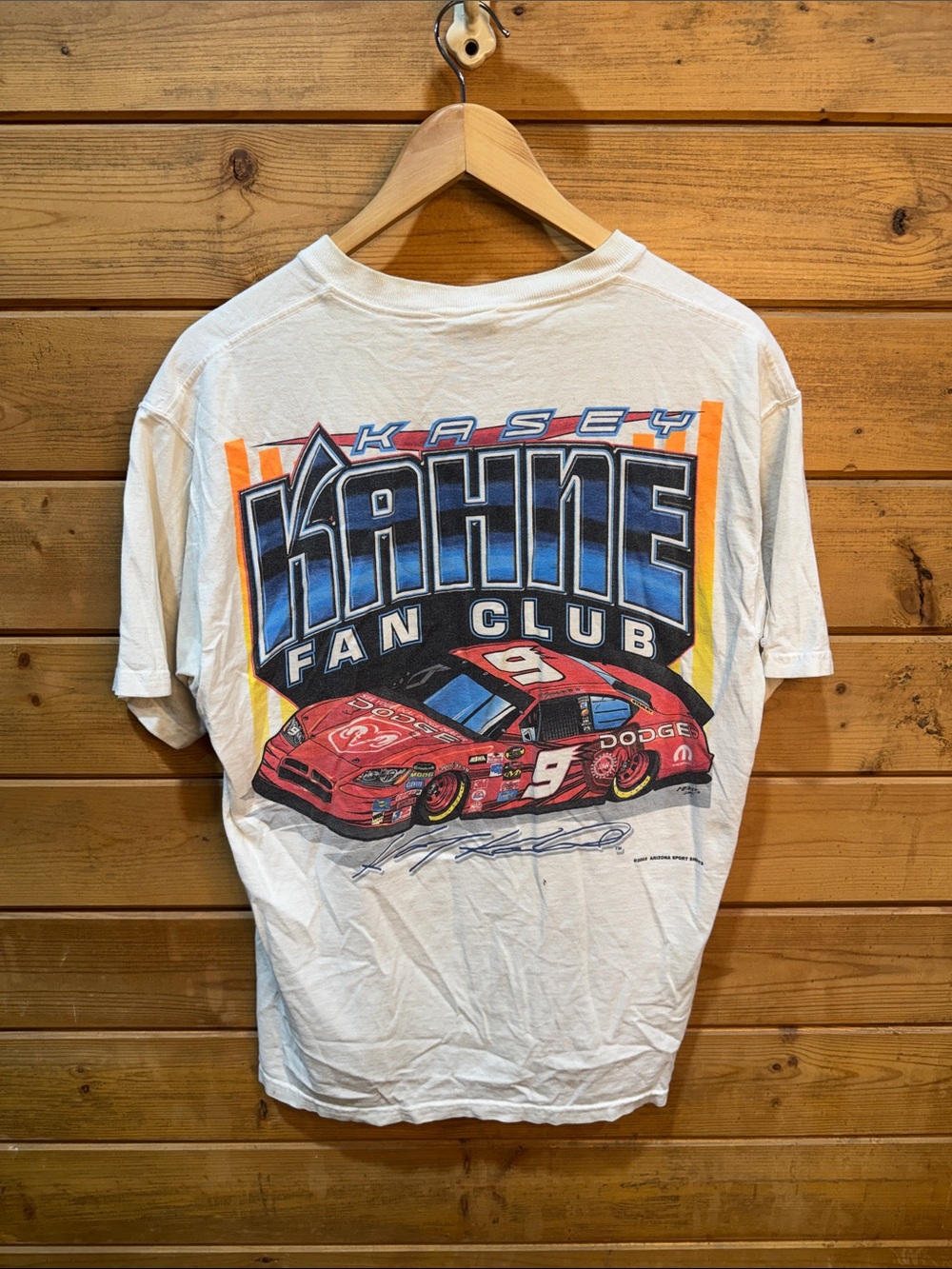 Kasey Kahne Fan Club mens White Graphic Tee